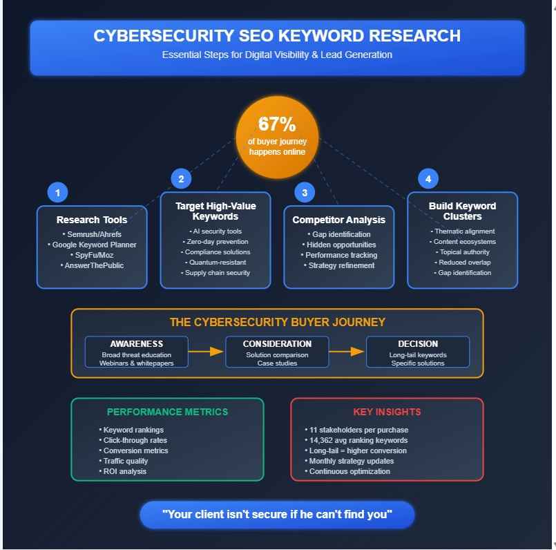Conducting Keyword Research for Cybersecurity Products
